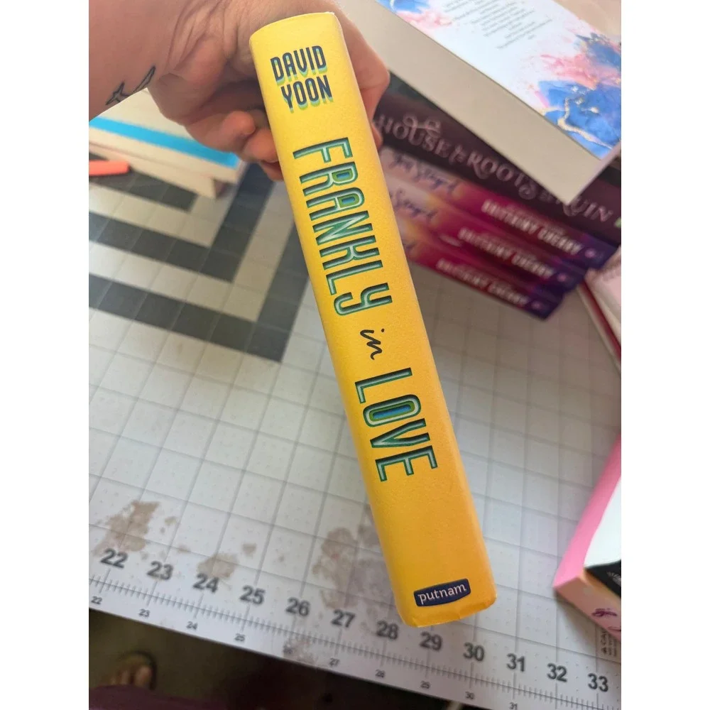 Frankly in Love by David Yoon Hardcover YA Novel Sprayed Edges Putnam 2019
